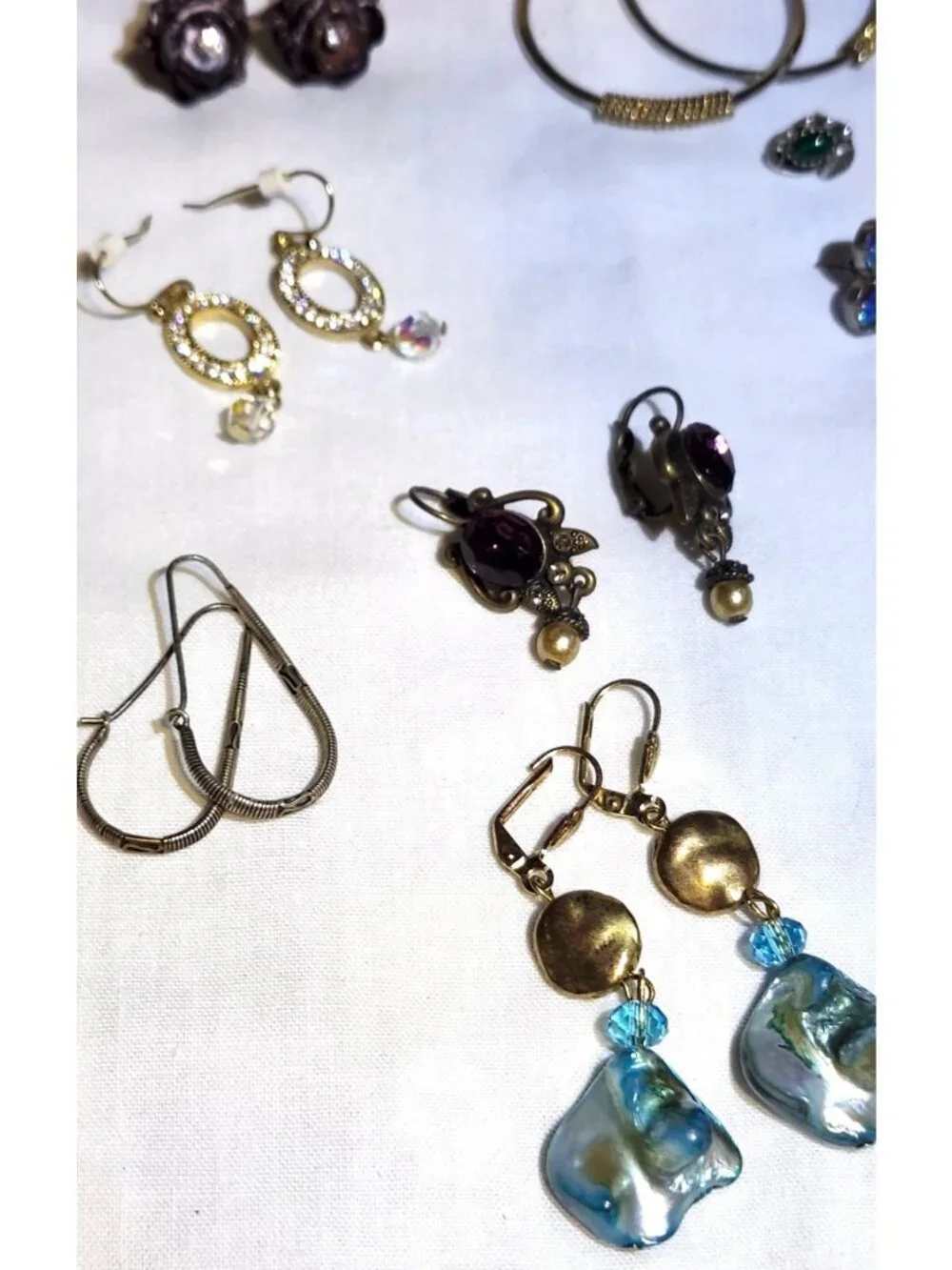 Vintage & Modern Pierced Earrings Lot - 21 Pairs Joan Rivers Kirks Folly TAT 925